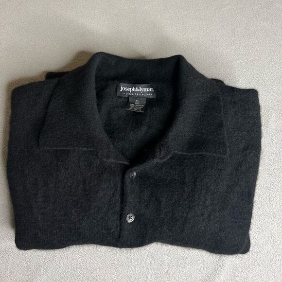 Joseph & Lyman 100% Pure Cashmere  Size XL Black - Picture 14 of 16